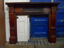 SOLD Antique carved mahogany