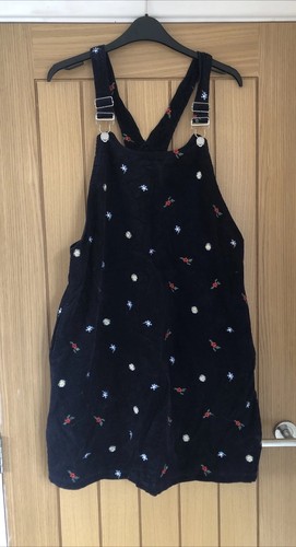 Dungaree dress size navy - tu,