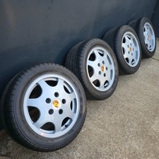Genuine Porsche D90 16" Alloy Wheels Design 90 944 928 S4 GT Turbo 7.5J 9J