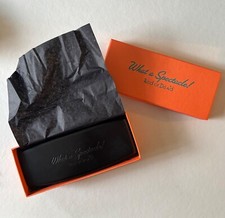 Designer Red or Dead Black Glasses Case - Brand New