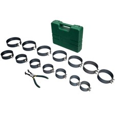 14X  MOTORCYCLE MOTOBRIKE PISTON RING CLAMP COMPRESSOR PLIER TOOL REPAIR KIT