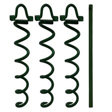 3 x Narrowboat Screw in Spiral