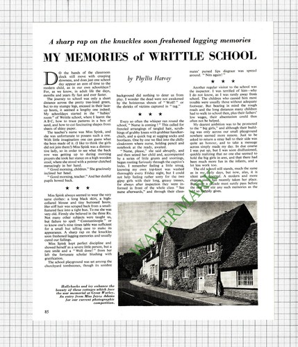 Writtle school phyllis harvey - ,