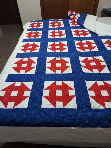 Vintage red white and blue - white,