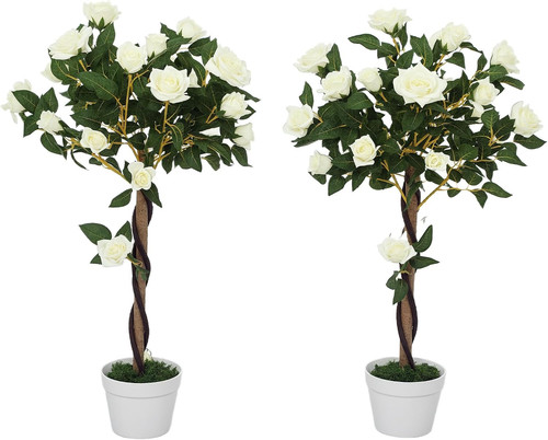 90cm artificial rose tree with - rose,