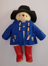 Vintage 1972 Gabrielle Designs Paddington Bear With Original Dunlop Wellies
