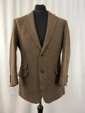 Marks & Spencer Blazer Mens 40 in Short Moon Yorkshire Tweed Brown Jacket