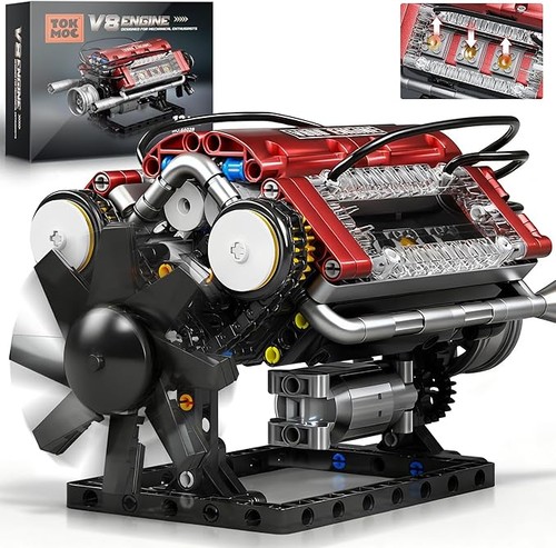 Engine motorized building - v8,