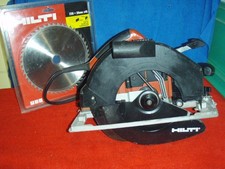 Hilti WSC85, Cordless Circular/Rip Plunge Saw, 110v, 230mm, 1650w. New blade 9"