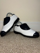 Etonic Dri-Lite 300 Black And White golf shoes UK Size 7.5