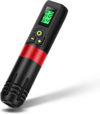 Red Wireless Tattoo Machine