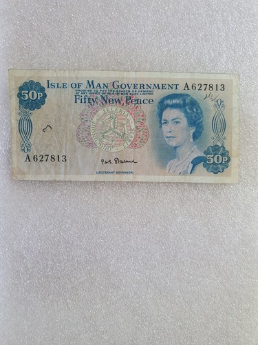 Isle man 50p banknote - isle,