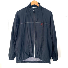 Concurve Gore Windstopper Running Jacket Mens Medium Black Full Zip Vented Light