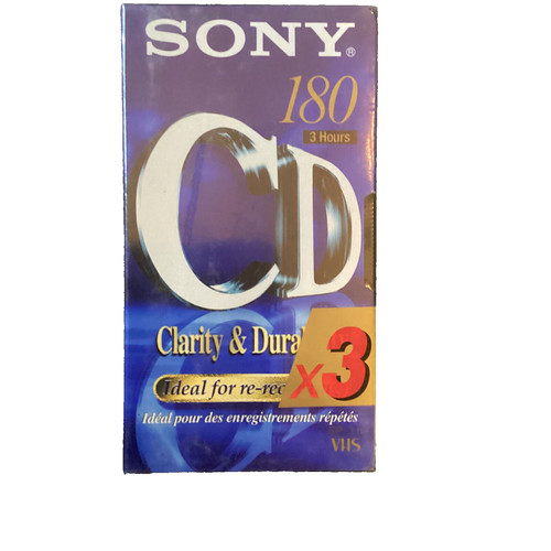 Sony 180 minute 3 - sony, cd