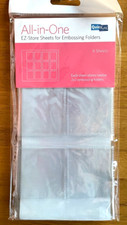 Quickutz STORAGE 4 SHEETS  FOR Embossing Folders DISCONTINUED (EZ-EF4PK-12-2x2)