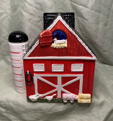 Amc red barn cookie jar - ny,