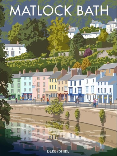 Matlock bath derbyshire - matlock, by