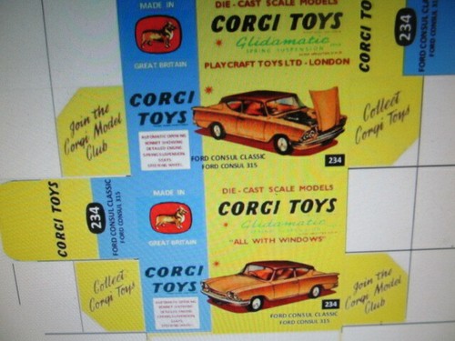 Reproduction corgi ford - ford, consul
