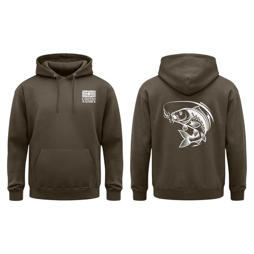 Carpers nation fishing hoodie - carpers,