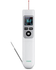 ERICKHILL Infrared Thermometer -50℃~550℃ With -50~260℃ Meat Thermometer, Non-Con