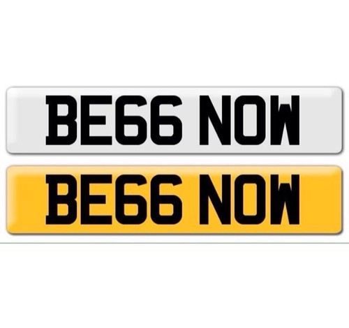 Cherished number plate be66 - cherished,