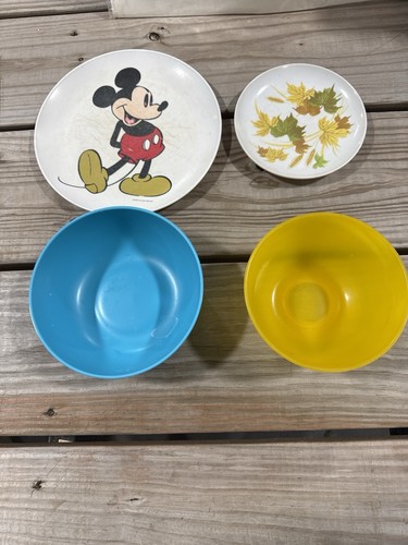 Vintage mickey mouse - mouse, plate