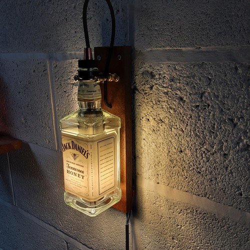 Whiskey bottle wall - whiskey,