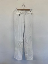 Fabulous Poivre blanc Ski Trousers UK10 skinny White GM143