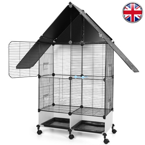 Bird cage with rolling - bird, stand