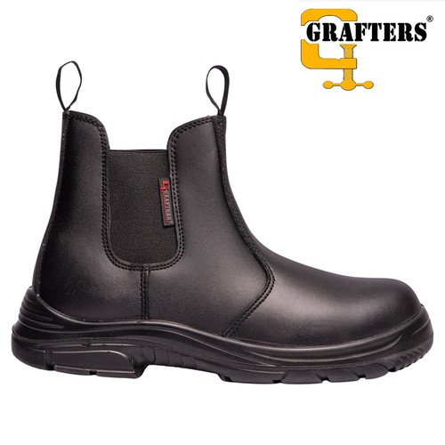 Grafters mens black leather - grafters,