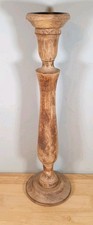Vintage Floor Standing Wooden Candlestick Holder 60cm