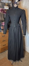 Black Victorian Riding Habit