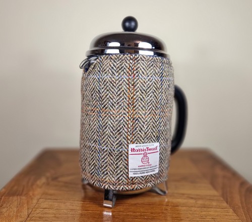 Large harris tweed coffee - , pot