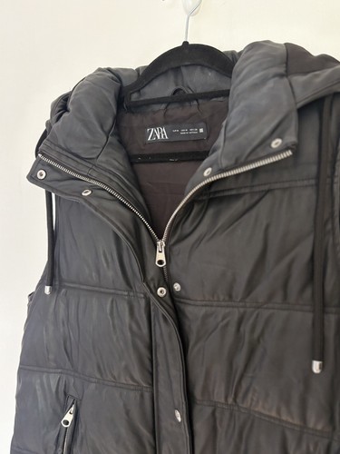 Zara long black quilted - zara,
