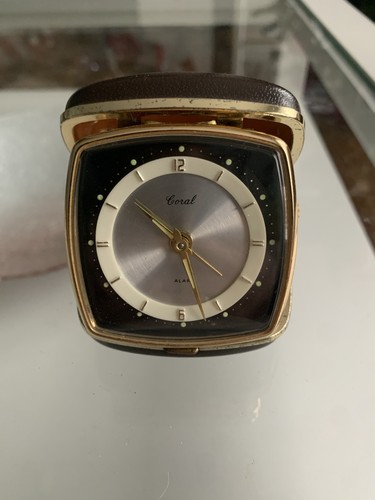 Vintage alarm clock coral - vintage,