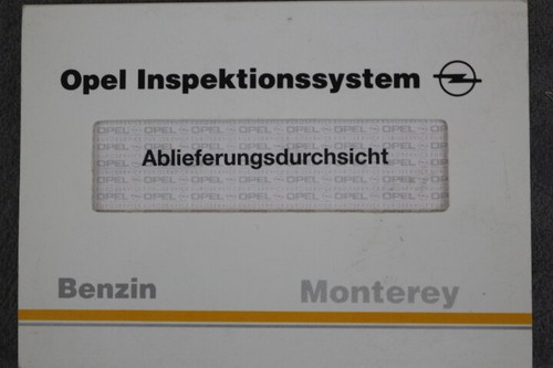 Opel monterey gasoline - opel, gasoline-sales