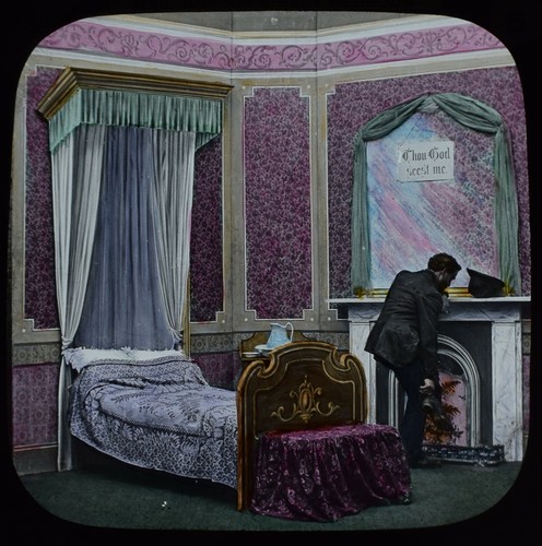 Magic lantern slide mrs - lantern,