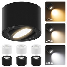 6x LED Downlight Surface Mounted Dimmable Rotatable 6W 3CCT Ceiling Spotlight