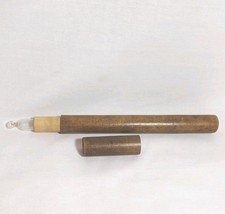 Vintage Dairy Floating  Thermometer by Flower Lee & Co In Original Wooden Case.