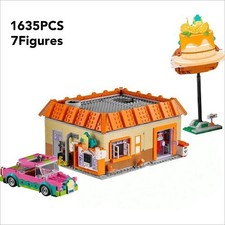 The Simpsons: Krusty Burger 10352 Building Blocks 1635PCS w/ 7 Figures UNBRANDED