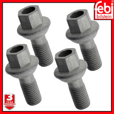 Alloy Steel Wheel Bolt x4 Febi 46669 For Smart Fortwo MK1 MK2 Roadster 009905607