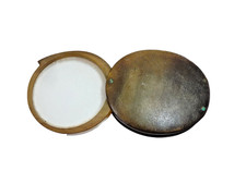 Antique Georgian folding optical Horn Pocket Magnifying Glass Loupe #1