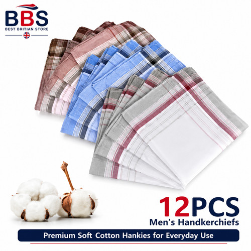 Men handkerchiefs 12 pack - handkerchiefs,
