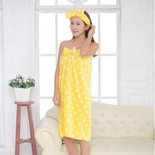 Yellow Women's Bowknot Bath