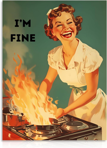 Funny kitchen wall art poster - art,