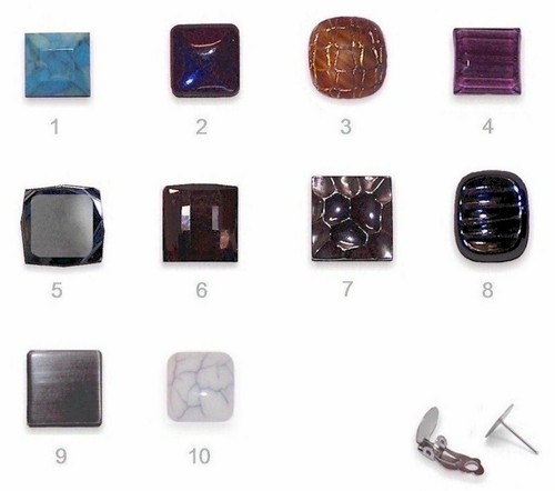 12mm 16mm earrings - -, posts