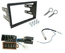 CT24VW08 Double Din Fascia Fitting Kit Aerial ISO For Volkswagen Golf 1996-2003