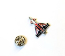 RAF Typhoon BAE Eurofighter Blackjack lapel pin badge, Royal Air Force gift 380