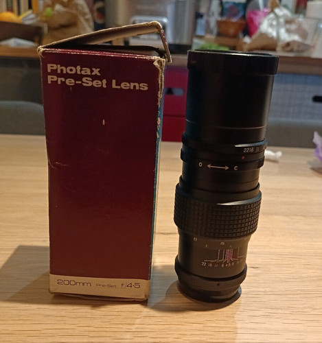 Photax pre set lens - photax,