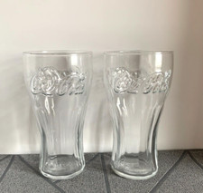 Coca Cola Glasses Clear 16oz x